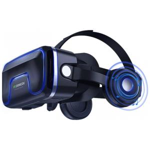 Óculos VR Realidade Virtual 3D com Fone de Ouvido, TSANGLIGHT, Preto