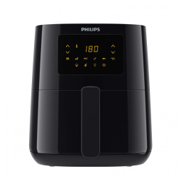 Fritadeira Elétrica AirFryer 4L com Painel Digital e Temperatura Ajustável, 110V, Philips HD925291, Preta