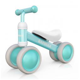 Bicicleta sem Pedal Infantil com 4 Rodas para Crianças de 1 a 4 Anos, BAMMAX B0824QHGMT, Verde