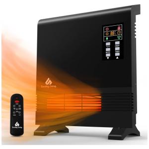 Aquecedor Elétrico Infravermelho Controle Remoto 1500W 110V, 5 SUNDAY LIVING IPH 01S, Preto