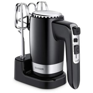 Batedeira de Mão 5 Velocidades Turbo, 110v, SHARDOR, Preto