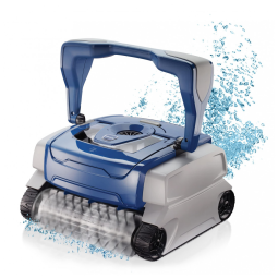 Robô Aspirador de Piscina com Cabo, Escalada de Parede, Sucção Forte e Tampa Transparente para Piscinas até 12m2, 110V, Polaris F8050, Azul