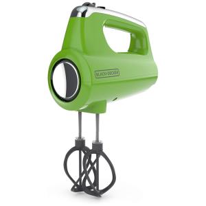 Batedeira de Mão com 5 Velocidade, Acessórios e Capa, 250W, 110v, BLACKDECKER MX600L, Verde