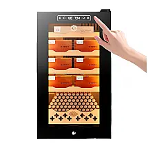 Humidor para Charutos Elétrico PRECISTECH Preto 46 Litros 200 Charutos Termoelétrico 240V