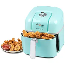 Nostalgia CLAF7AQ Fritadeira Elétrica Retro, Capacidade 7 Litros e Temperatura Ajustável, 110V, 1500W