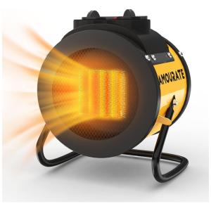 Aquecedor Elétrico com 3 Modos e Aquecimento Rápido, 1500W, 110v, AMOURATE, Amarelo