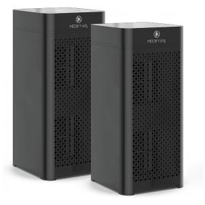 Purificador de Ar com Filtro HEPA H13 e 3 Velocidades, Cobertura 78 m2, 2 UN, 110V, Medify MA 40, Preto