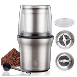 Moedor de Café Elétrico em Aço Inoxidável, 110V 200W, DR MILLS DM7412M, Prata