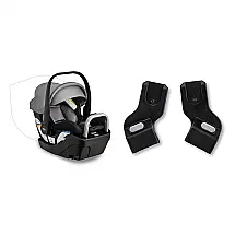 Cadeirinha Britax Willow S Grafite com Base Alpine ClickTight Recém-nascido a 13,6 kg