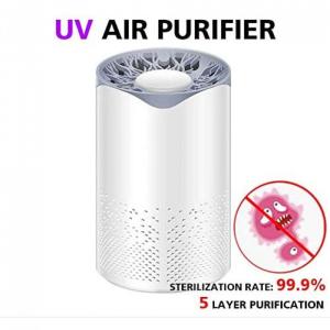 St. Mege Purificador de Ar, Filtro Hepa, Vírus, Bactérias, Branco 110V