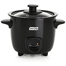 Dash DRCM100 Mini Panela de Arroz Elétrica 480 mL, 200W, 110V, Preta