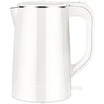 Chaleira Elétrica 1,7 L com Desligamento Automático, 110V 1500W, COOKTRON, Branca