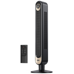 Ventilador de Torre Sem Lâminas com 4 Modos, 6 Velocidades, Silencioso, Temporizador de 12H, Display LED, Controle Remoto, 110V, Dreo