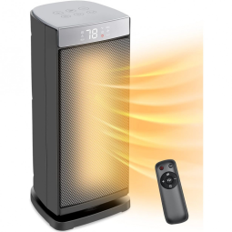 Space Heater, Aquecedor Elétrico a Óleo, portátil, com Controle Remoto, temporizador automático, 600W, 900W, 1500W, KOPBEAU NY1506 18SRA