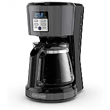 Cafeteira Elétrica Programável 2.8L em Aço Inoxidável com Painel Digital, 110v, BLACKDECKER CM1331BS, Preto