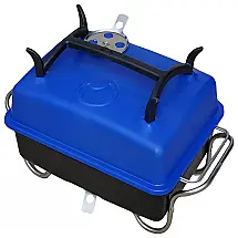 Churrasqueira a Carvão Portátil serve até 9 Pessoas, RAPTOR GRILLING, Azul