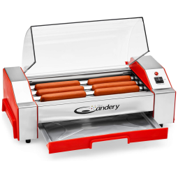 Máquina para Cozinhar Salsichas até 6 UN, 110v, THE CANDERY, Prateado