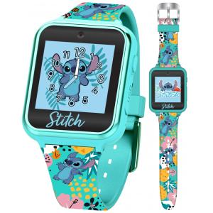 Relógio Smartwatch Disney Lilo e Stitch com Câmera Selfie, 6 Jogos e 10 Mostradores Diferentes, Accutime, Azul