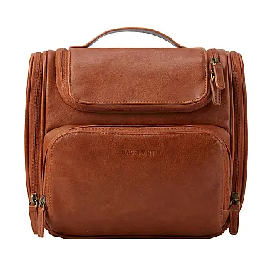 Necessaire Masculina de Couro, BAGSMART,