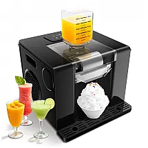 Máquina de Slush Raspadinha Bellatte WS-002 Frozen 500ml Compressor Sem Gelo Preta 110V