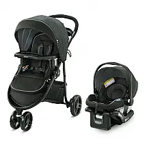 Sistema de Viagem Graco Modes 3 Lite DLX Azul Marinho com Cadeirinha 1,8 a 15,9 kg