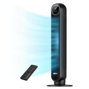 Ventilador de Torre com 4 Velocidades, 4 Modos e Temporizador de 8 Horas, 110V 42W, Dreo, Preto