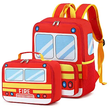 Mochila infantil escolar ônibus escolar