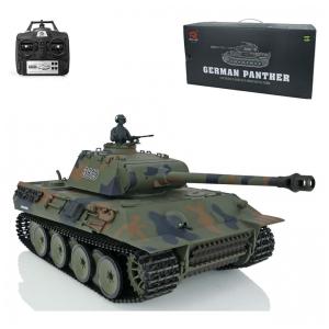 Tanque de Guerra TOUCAN RC HOBBY German Panther 3819 com Controle Remoto, Escala 116, Verde