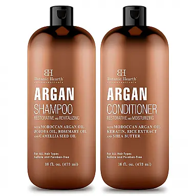 Shampoo e Condicionador com Queratina,