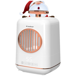 Keebar Umidificador Ultrassônico Silencioso de 4L com Tela LED e Aromaterapia, Branco