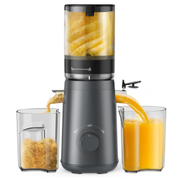 Extrator de Sucos TUUMIIST, Espremedor a Frio com Boca de Alimentação Extra Larga de 13,5 cm para Frutas e Vegetais Inteiros