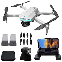 Drone GPS com Cardan 3 Eixos 4K EIS, 250g, 50min de Voo, RC FPV 5G, Voo Circular, Siga-me e Retorno Inteligente para Adultos, Fessiconys