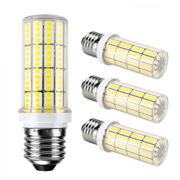 Lâmpada de milho LED 20W Equivalente a 200W, 2500 Lumens Branco Frio 5000K, Base E26/E27 para Ventilador de Teto, Garagem, RIUVAO