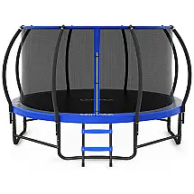 CalmMax 12FT 10FT 14FT 16FT Trampolim com gabinete Postes curvos Tipo reforçado Trampolins recreativos com escada Aprovação ASTM Trampolim
