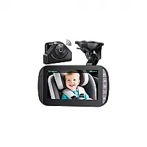 Câmera Automotiva ESIYTGOP SP516 Preta com Monitor 10,9 cm Vigilância de Bebê