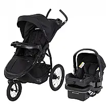 Sistema de Viagem Baby Trend Expedition Race Tec Plus Preto com Carrinho Jogger e Cadeirinha EZ-Lift 35 Plus 1,8 a 22,7 kg