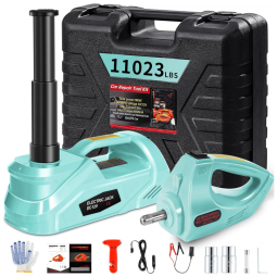 Macaco Elétrico para Carro 5 Toneladas 11023 LBS, Elevador de Macaco de Chão, Inclui Chave de Impacto, Troca de Pneus de Carro