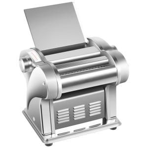 Máquina de Fazer Massas Elétrica 110V, 135W, Rolador de Massa Automático em Aço Inoxidável, Ideal para Uso Comercial e Caseiro,LIPQJWLE