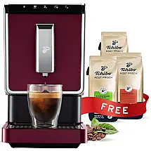 Máquina de Café Expresso Totalmente Automática com Moedor Integrado, 110V 1800W, Tchibo, Preta