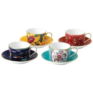 Jogo de Xícaras e Pires, Estilo Moderno com Capacidade de 150mL e Material de Porcelana, Waterford 40035085, Colorida