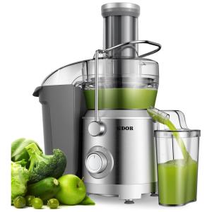 Centrífuga de Frutas e Vegetais com Velocidade Dupla, 110V 1300W, GDOR, Prata