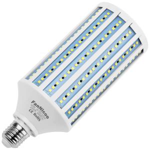 Lâmpada LED 500W 6000 Lumens 6500K Branca com Base, E27, 1 Unidade, FANNICOO E26 plastic cornbulb60w, Branco