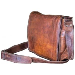 Bolsa, Pasta de Couro Masculina para Laptop, VC VINTAGE COUTURE 8541570319, Marrom