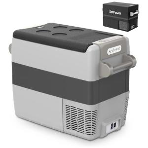 Geladeira e Frigobar para carro AJ50 50 L, cinza, SETPOWER, Cinza