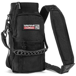 Wild Wolf Bolsa Térmica para Garrafa 3L com Alça para Transporte e Bolsos, Garrafa não incluída, Laranja