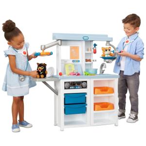 Clínica Veterinária Interativa Infantil com Mais de 15 Acessórios para Crianças Acima de 3 Anos, Little Tikes 654046M