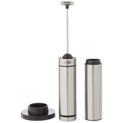 Espumador Elétrico de Leite em Aço Inoxidável a Bateria, ADHOC MS10US, Prateado