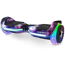 Hoverboard Elétrico com Luz LED e Alto Falante Bluetooth Embutido, Hover 1 H1 100, Roxo Galáxia
