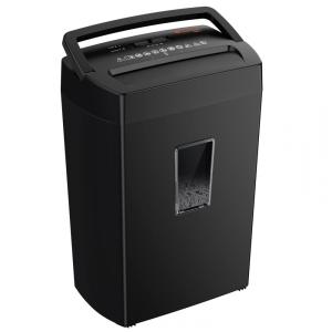 Fragmentadora de Papel e Cartões até 12 Folhas com Corte Transversal e Janela Transparente, 110V, Bonsaii, Preta