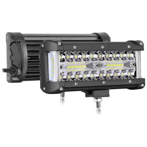 Farol de Milha LED Off Road 300W 17,8cm 2 Pçs 210 de Luz 150W 30000 Lúmens Impermeável, AUTO POWER PLUS 4350386316, Branco
